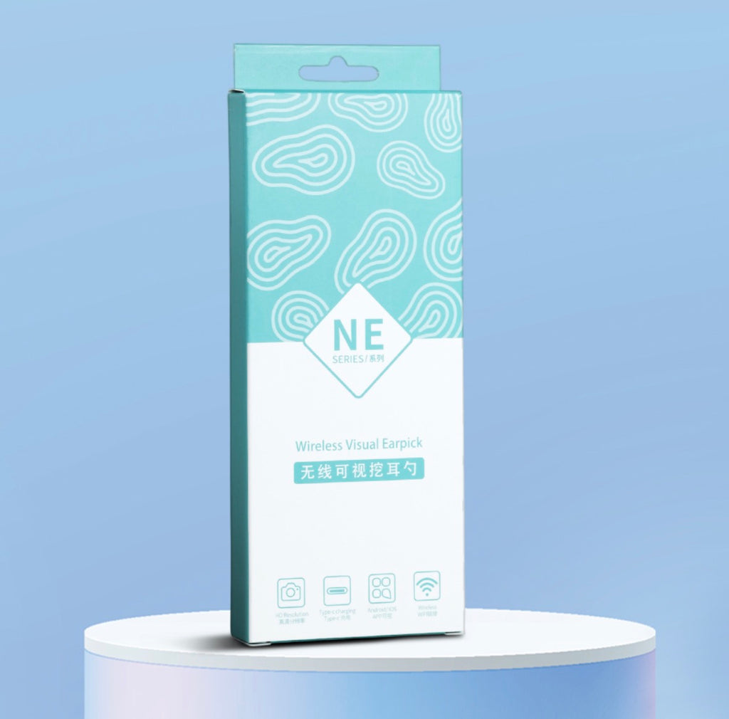 Wireless Visual Earpick - White - HD Camera Ear Wax Cleaner - NE Series